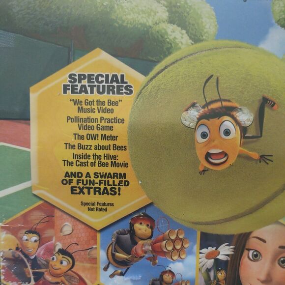 Bee Movie DVD Animated Starring Jerry Seinfeld Renee Zellweger - Picture 5 of 5